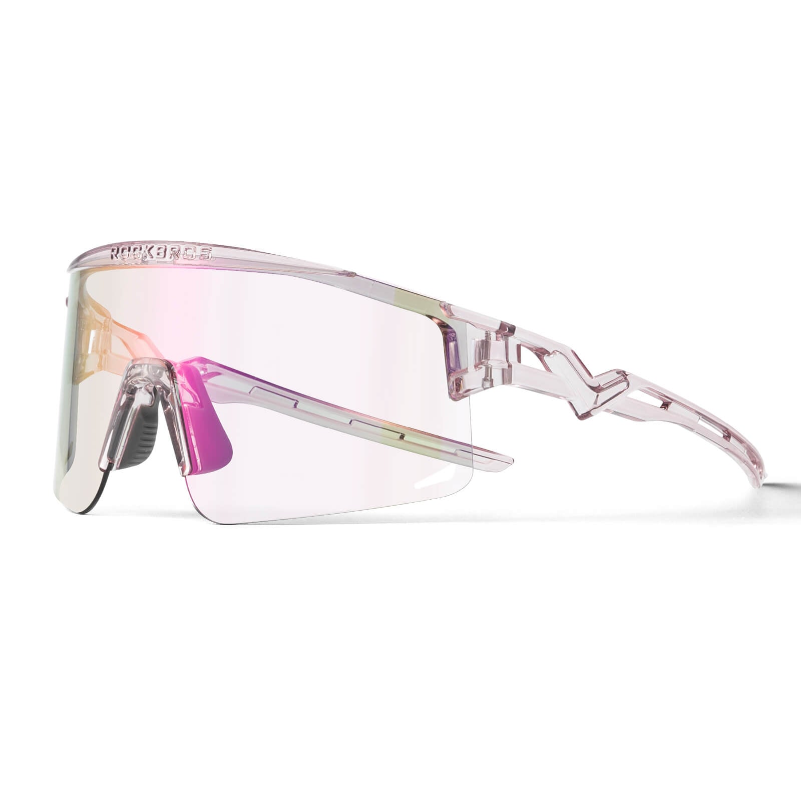 ROCKBROS UV400 Half Frame Photochromic Cycling Sunglasses