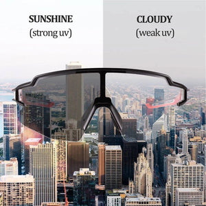 ROCKBROS Half Frame Photochromic Cycling Glasses