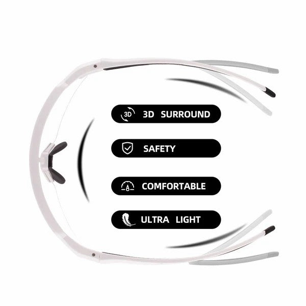 ROCKBROS Half Frame Photochromic Cycling Glasses