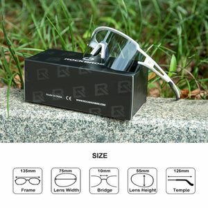 ROCKBROS Half Frame Photochromic Cycling Glasses
