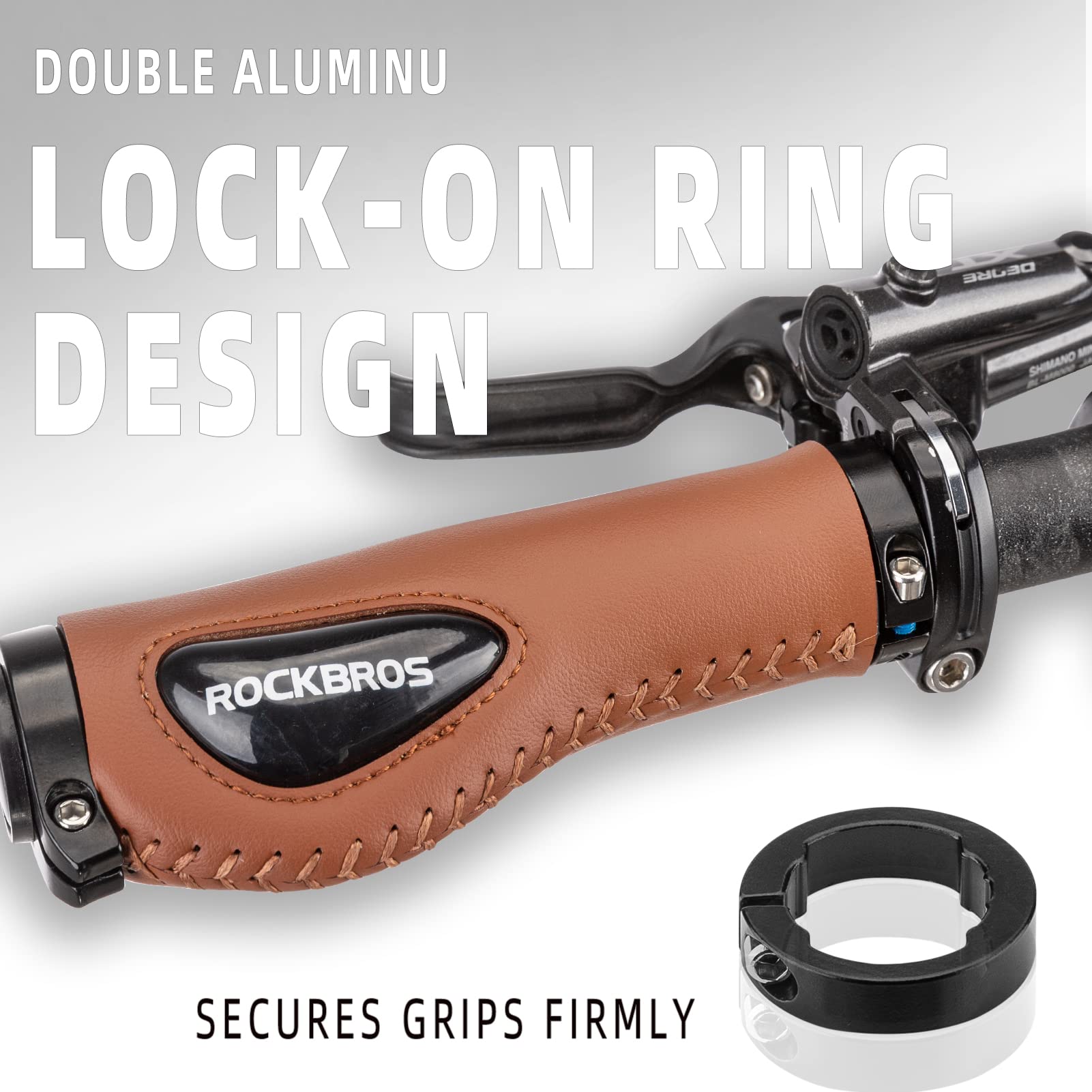 ROCKBROS Soft Gel Dual Lock Handlebar Grips