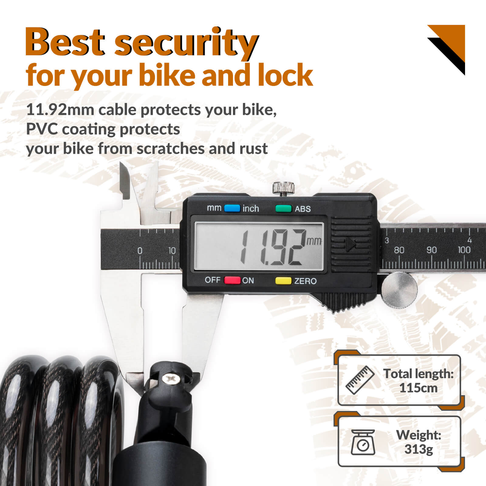 ROCKBROS Bike Lock & Key