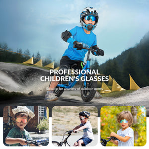 ROCKBROS Kids UV400 Photochromic Cycling Sunglasses