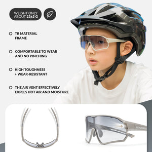 ROCKBROS UV400 Kids Photochromic Sunglasses