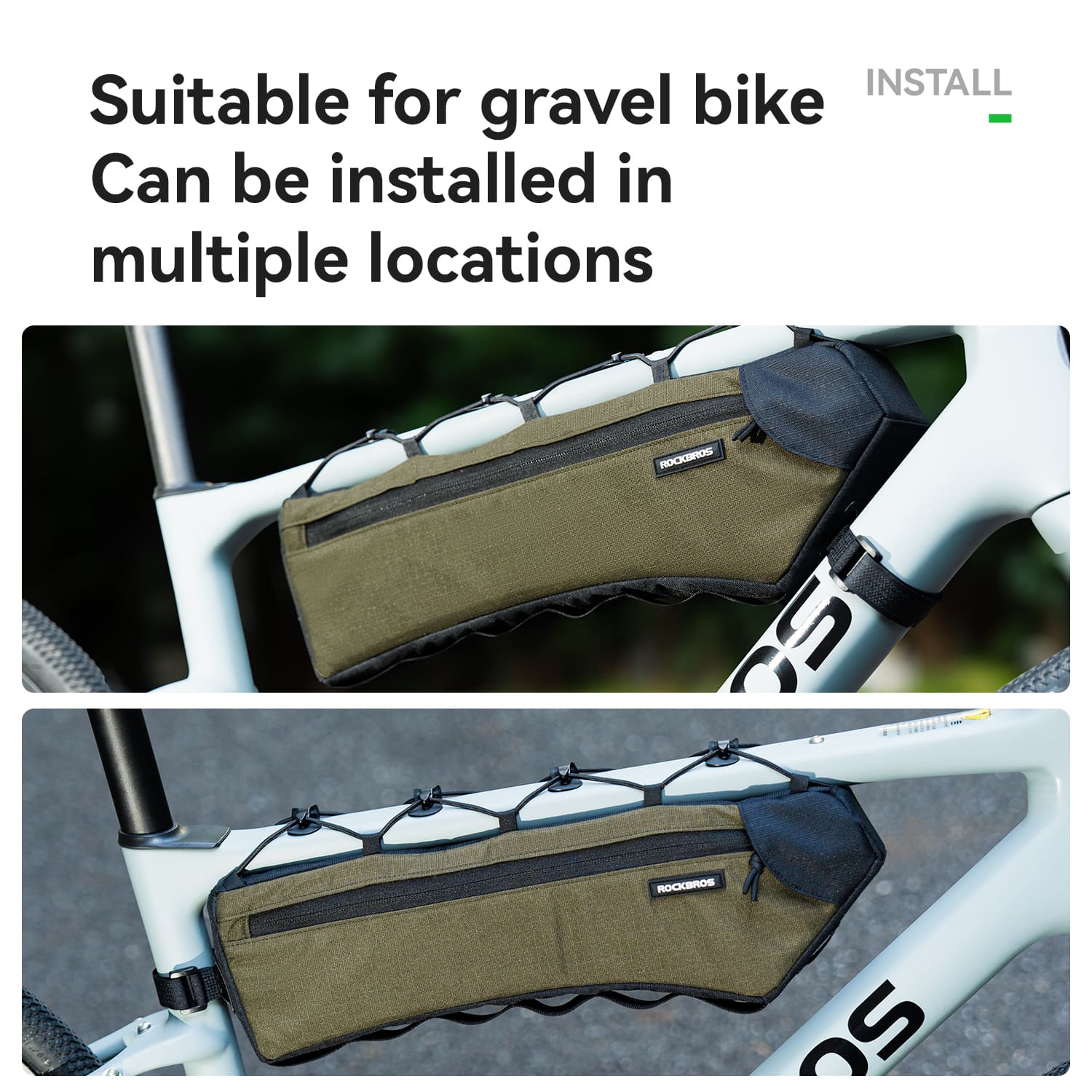 ROCKBROS 1.9L Triangle Frame Bag
