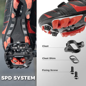 ROCKBROS Flat Half-Clip Bike Pedals