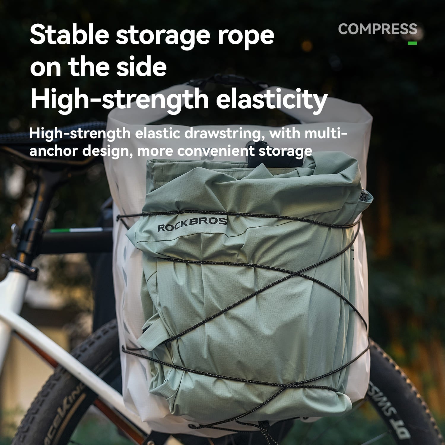 ROCKBROS 23L Lightweight & Waterproof Rear Rack Bag