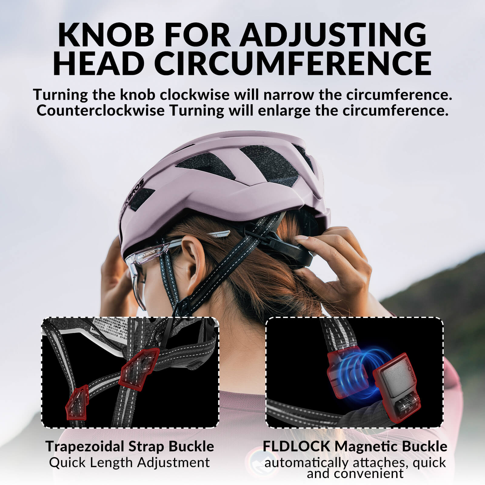 ROCKBROS LK-11 Anquetil Lightweight Road & MTB Bike Helmet