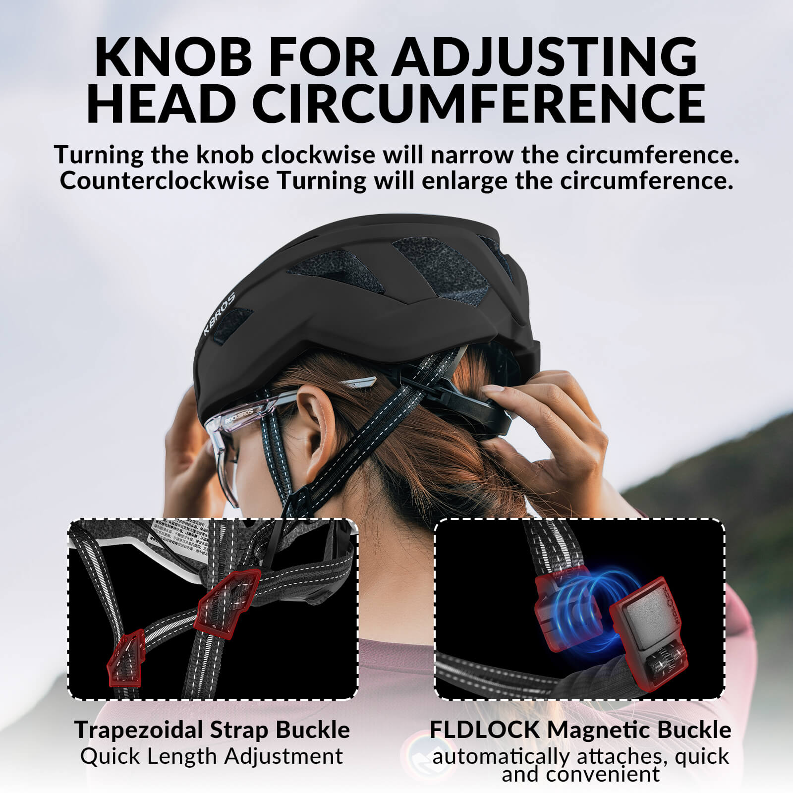 ROCKBROS LK-11 Anquetil Lightweight Road & MTB Bike Helmet