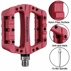 ROCKBROS Nylon High-Speed Bearing & Anti Slip Bike Pedals