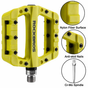 ROCKBROS Nylon High-Speed Bearing & Anti Slip Bike Pedals