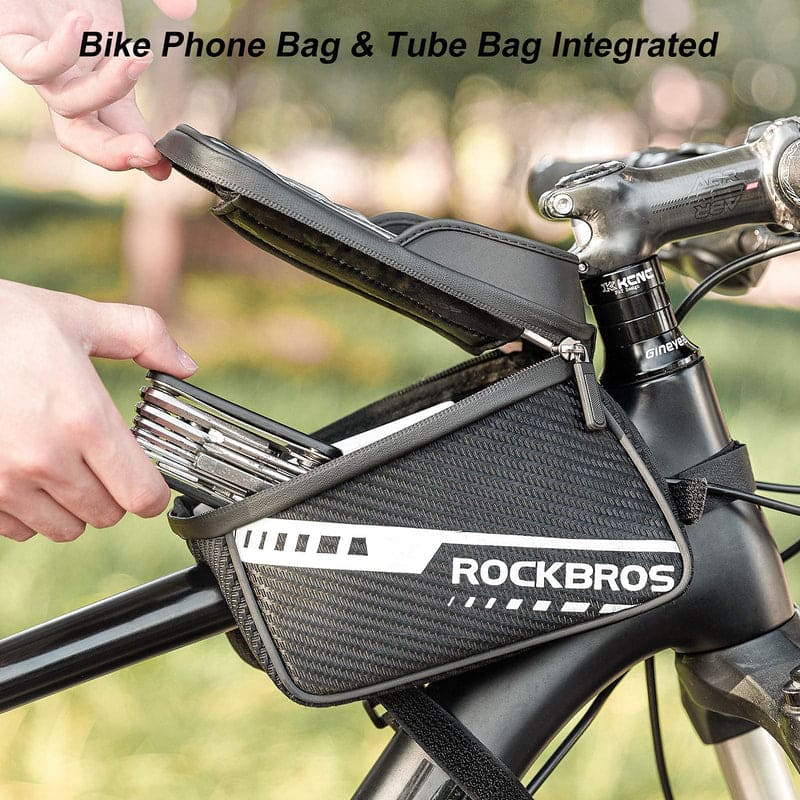 ROCKBROS Phone Holder & Top Tube Bag