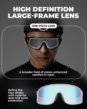 ROCKBROS Photochromic Cycling Glasses with Anti-Fog & UV Protection