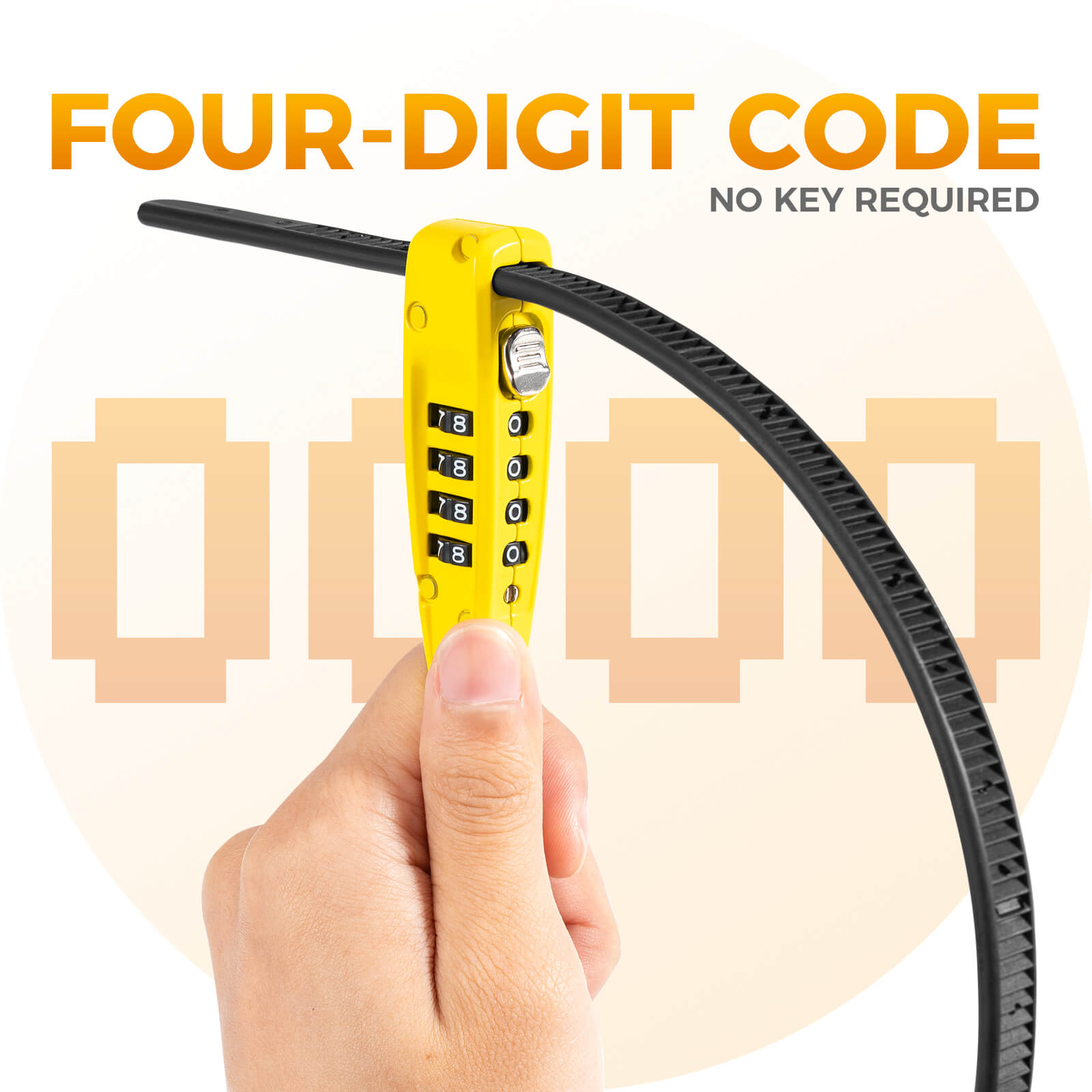 ROCKBROS Combination Cable Lock