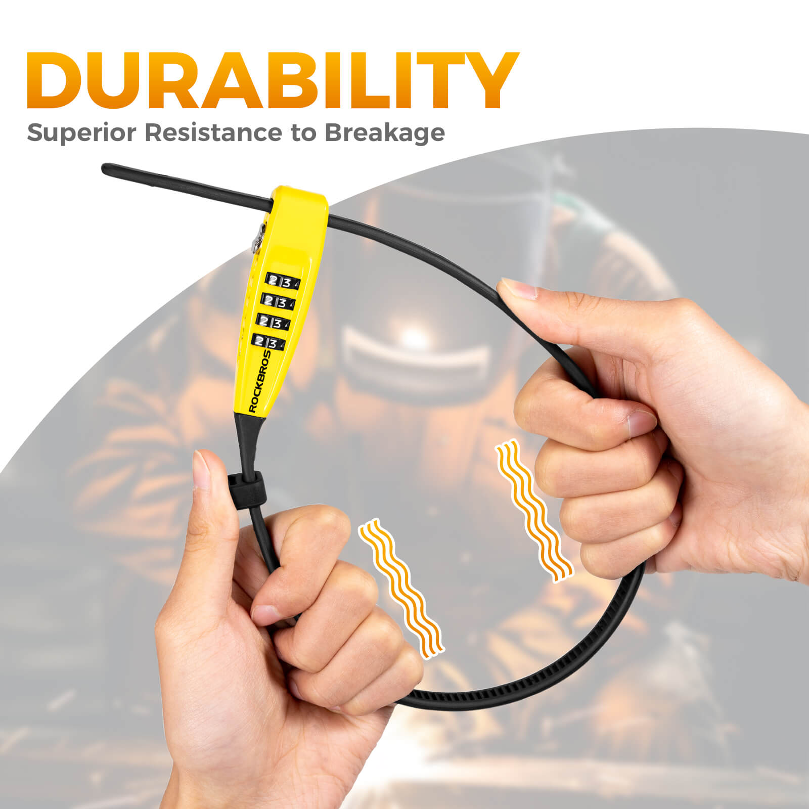 ROCKBROS Combination Cable Lock