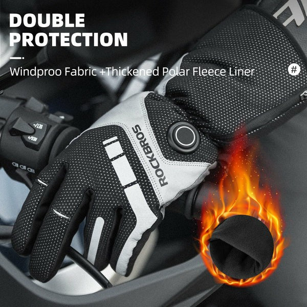 ROCKBROS Rechargeable Heated Gloves
