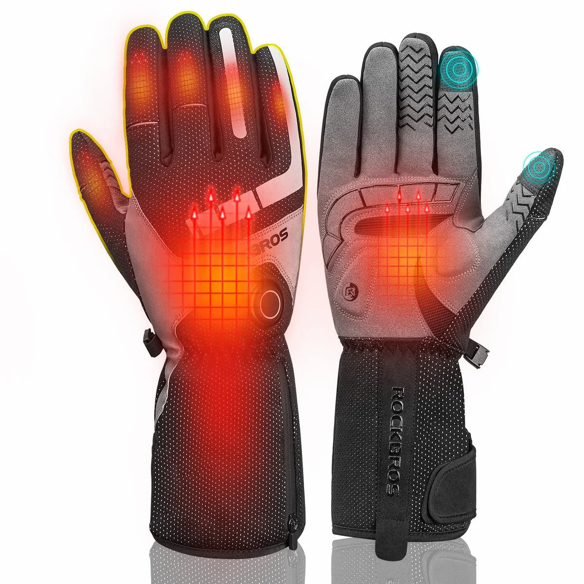 ROCKBROS Rechargeable Heated Gloves