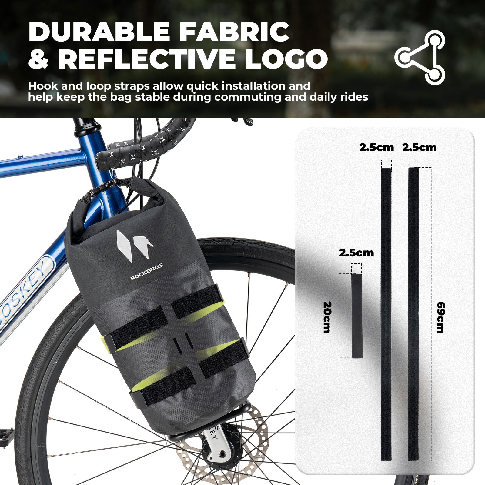 ROCKBROS 7L Front Fork Bag