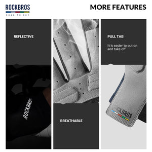 ROAD TO SKY Anti-Slip Full Finger Cycling Gloves
