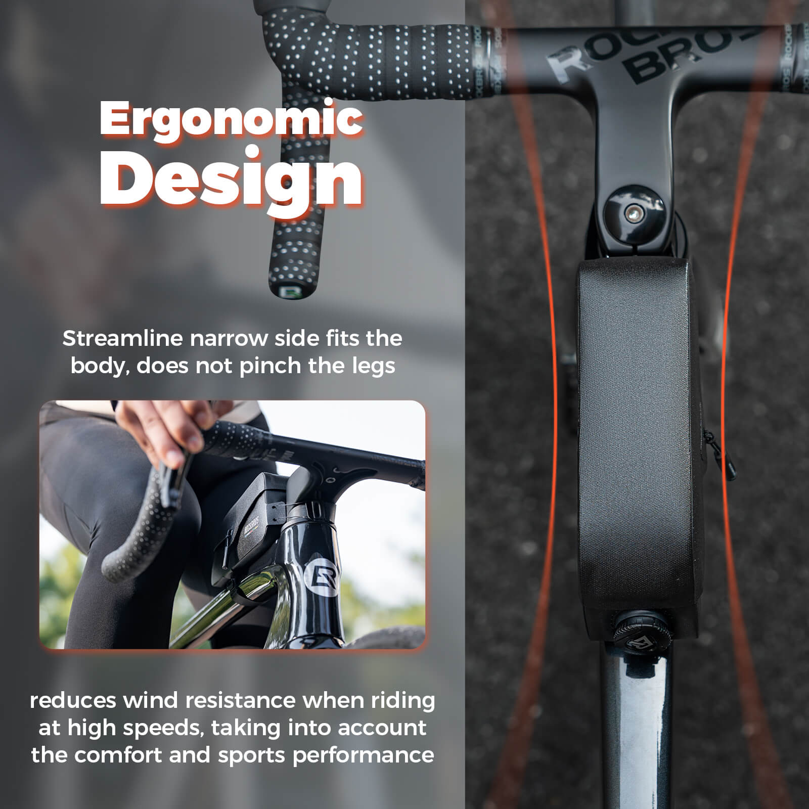 Road To Sky .6L - .9L Waterproof Magnetic Top Tube Frame Bag