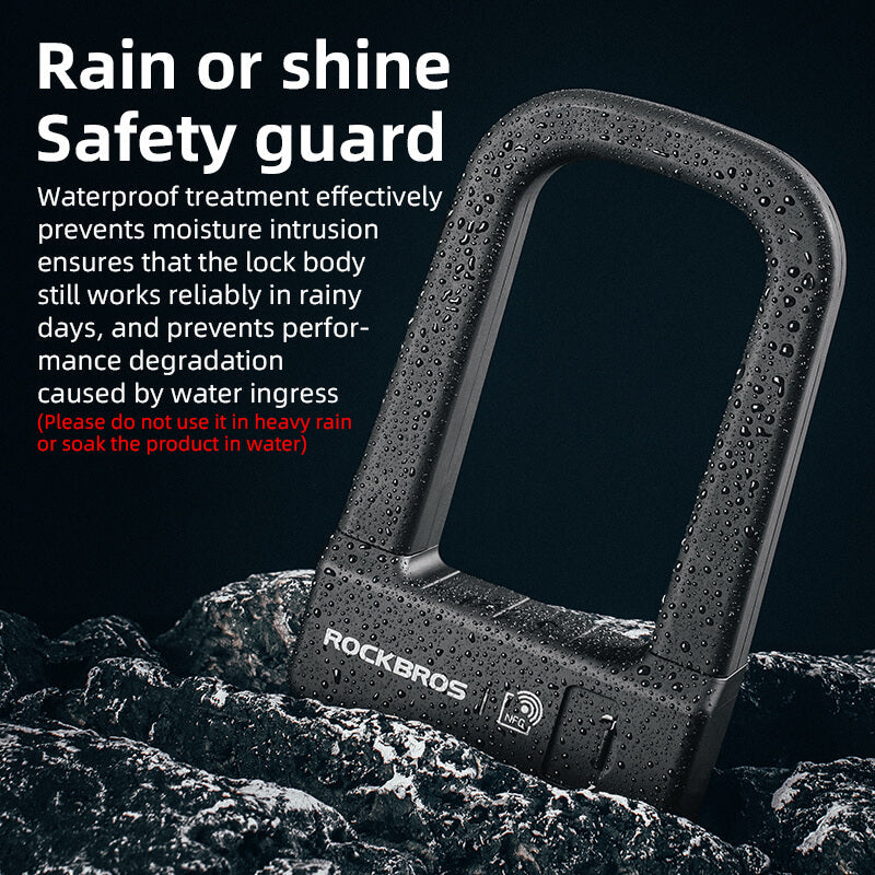 ROCKBROS NFC Key Smart U-Bike Lock