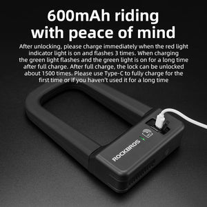 ROCKBROS NFC Key Smart U-Bike Lock