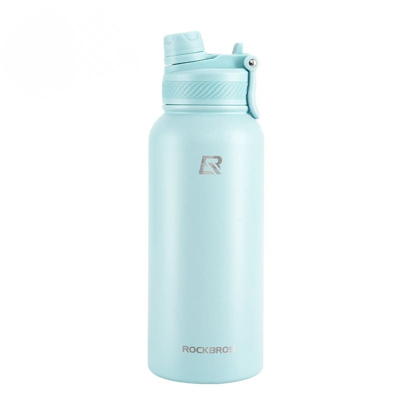 ROCKBROS Stainless Steel Insulated Water Bottle & Straw