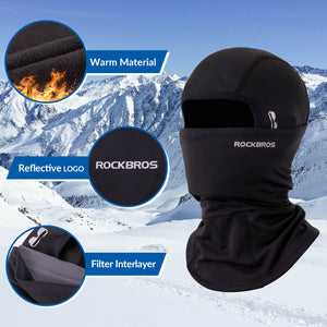 ROCKBROS Thermal Balaclava with Glasses Hole