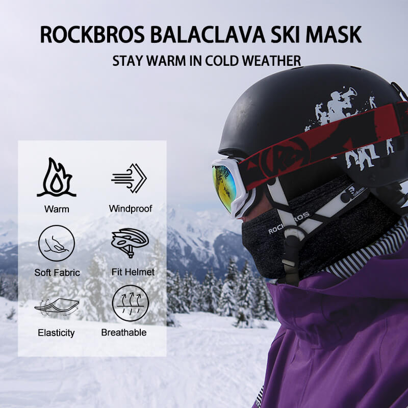 ROCKBROS Thermal Windproof Balaclava Ski Mask