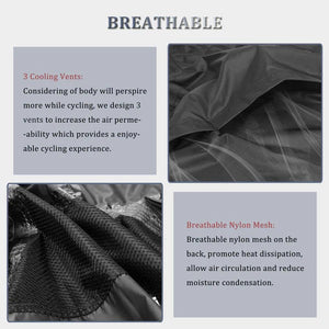 ROCKBROS Unisex Cycling Rain Jacket