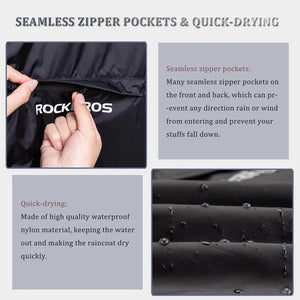 ROCKBROS Unisex Cycling Rain Jacket