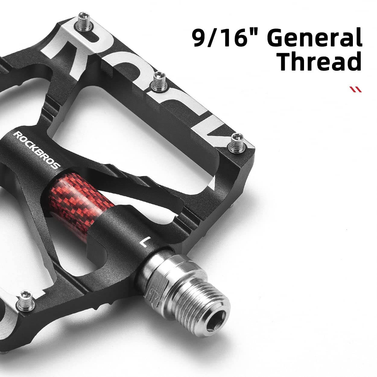 ROCKBROS Non-Slip Aluminum MTB Bike Pedals