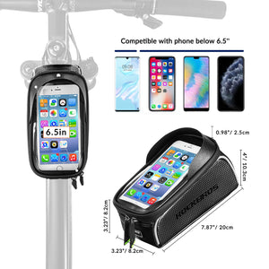 ROCKBROS Phone Holder & Front Frame Bag