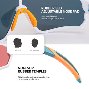 ROCKBROS Kids UV400 Polarized Cycling Sunglasses