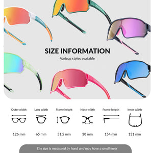ROCKBROS Kids UV400 Polarized Cycling Sunglasses