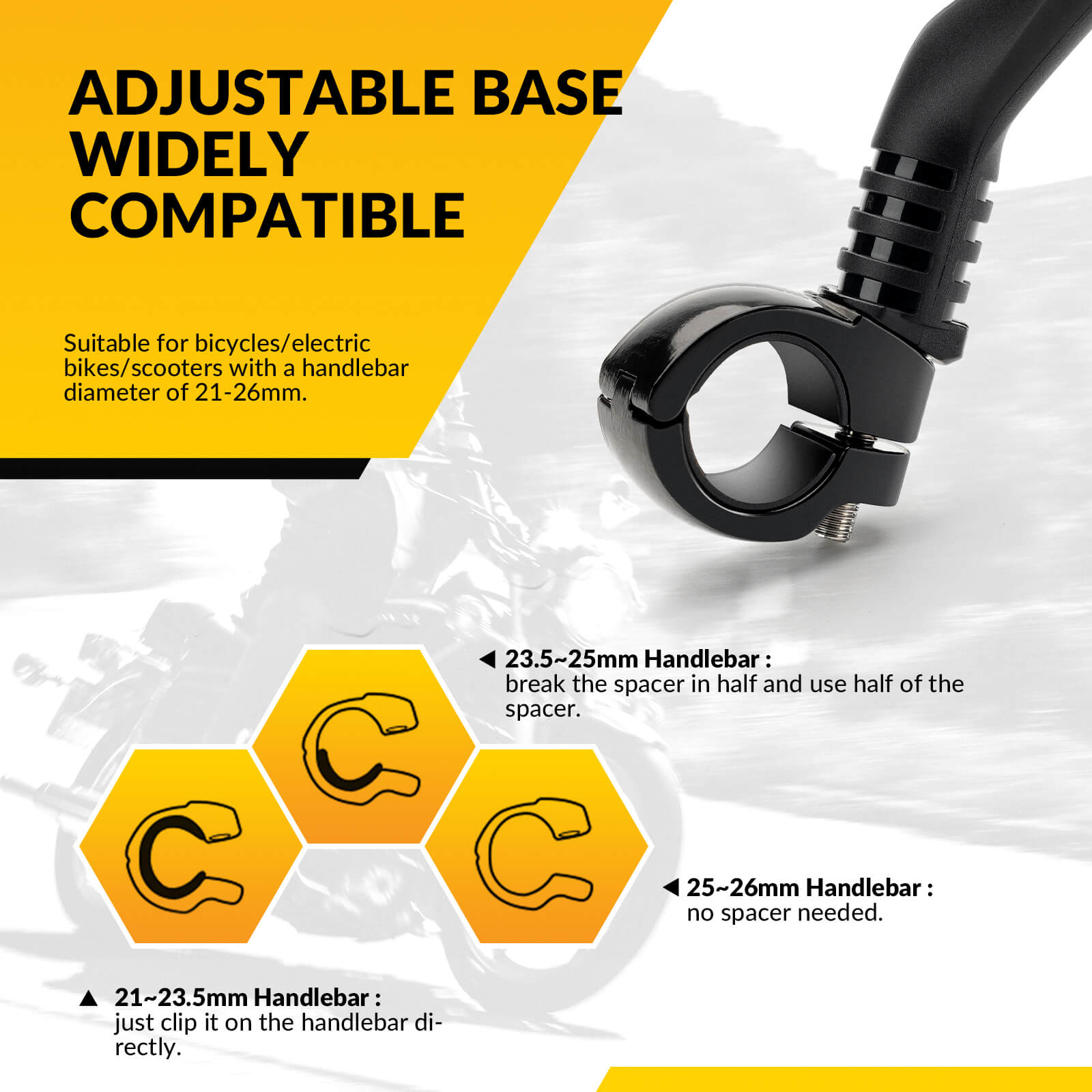 ROCKBROS Adjustable Handlebar Mirror