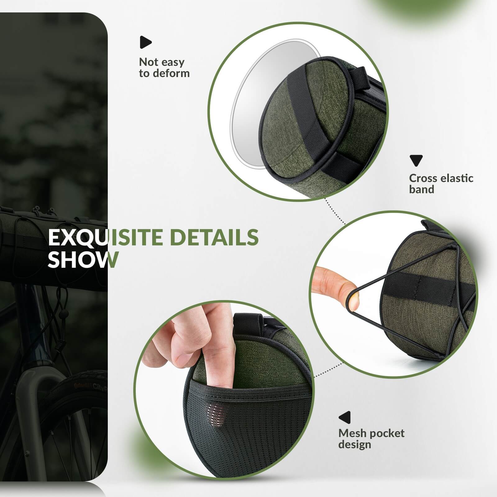 ROCKBROS 2L Handlebar Roll Bag
