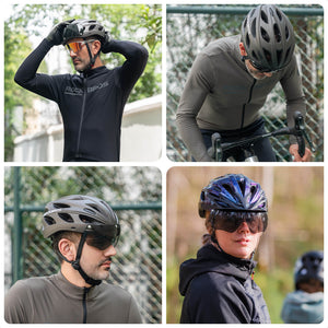 ROCKBROS Pottier Helmet with Visor & Goggles
