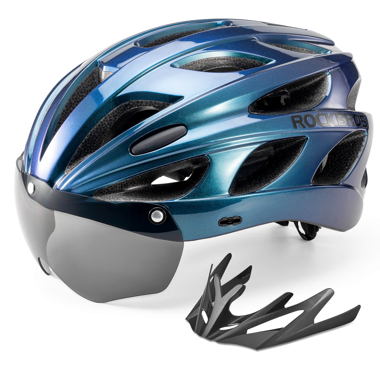 ROCKBROS Pottier Helmet with Visor & Goggles