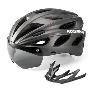 ROCKBROS Pottier Helmet with Visor & Goggles