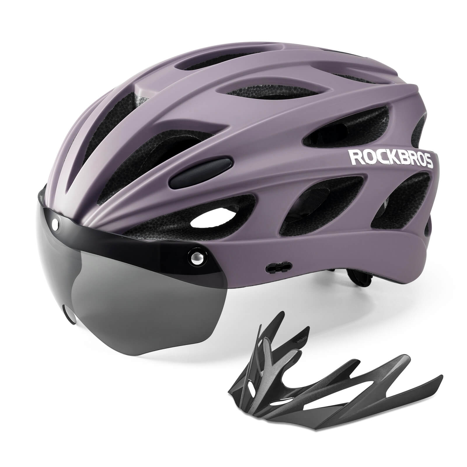 ROCKBROS Pottier Helmet with Visor & Goggles