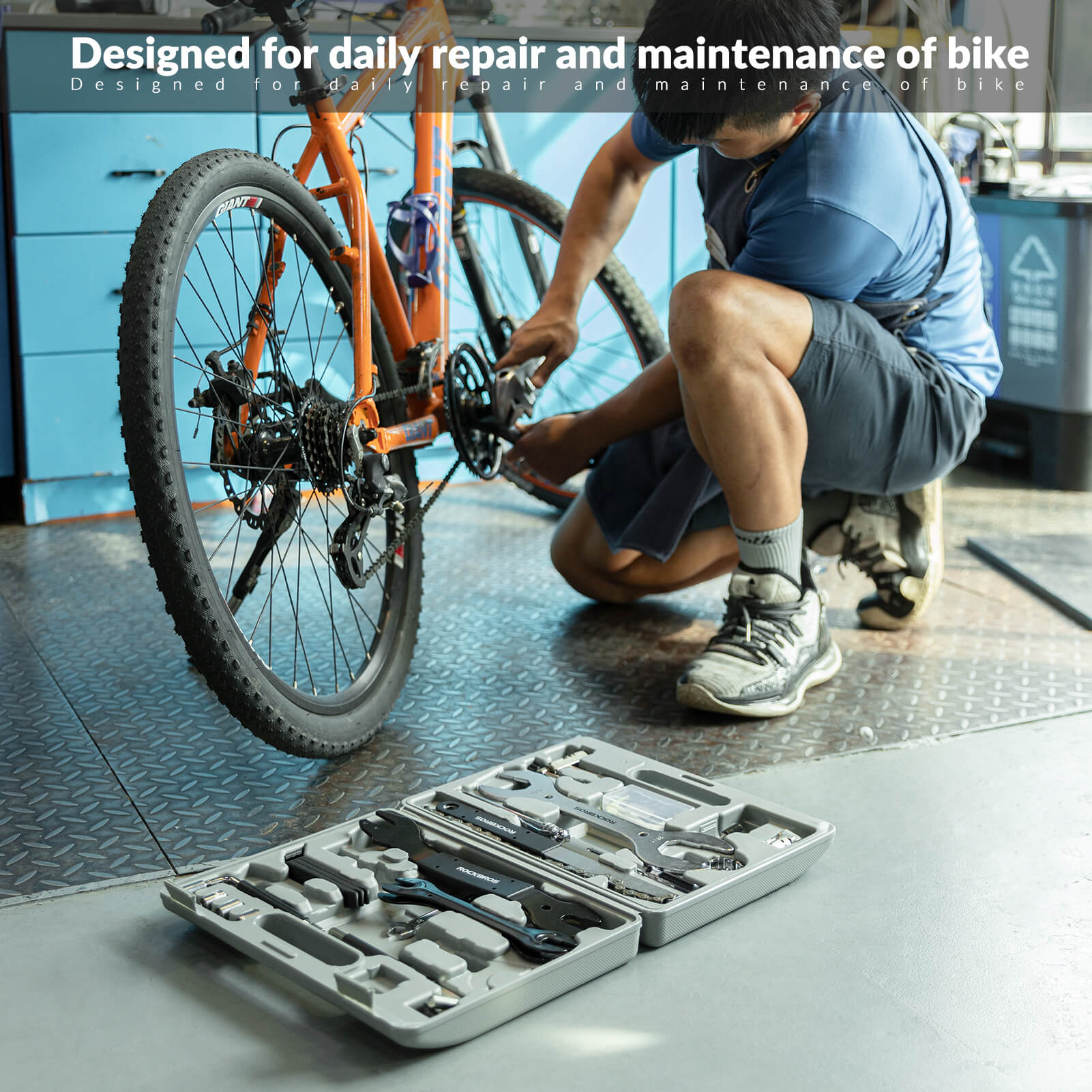 ROCKBROS 44-in-1 Multitool Bike Repair Tool Set