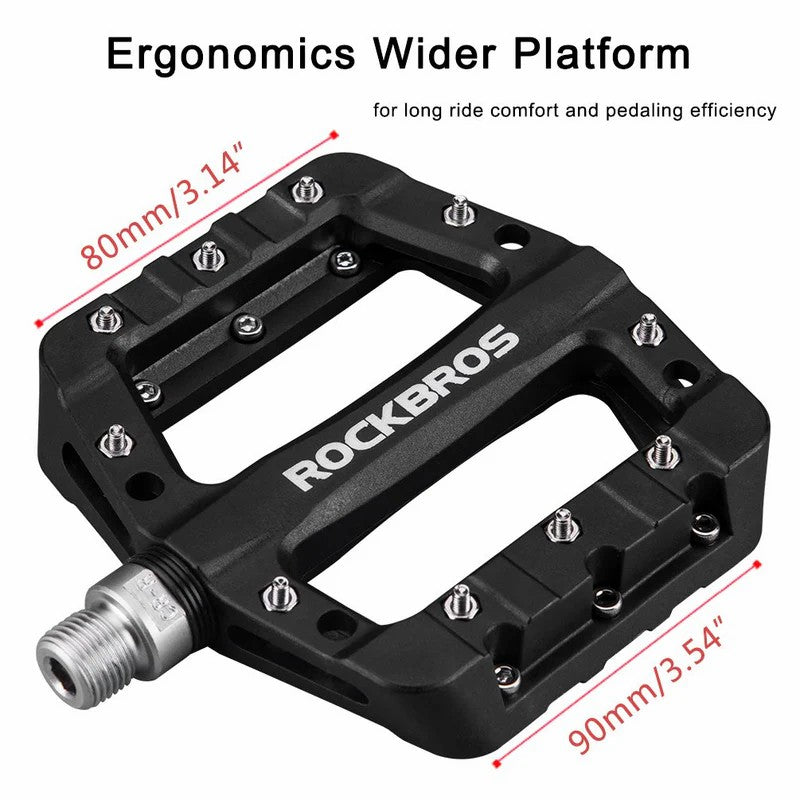 ROCKBROS Nylon High-Speed Bearing & Anti Slip Bike Pedals
