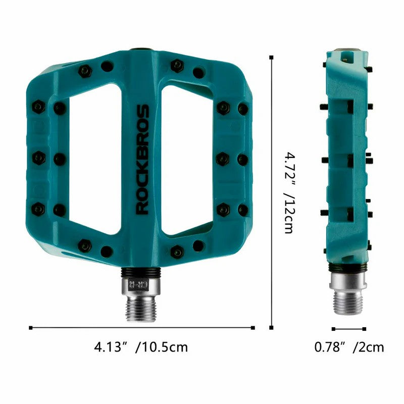 ROCKBROS Nylon High-Speed Bearing & Anti Slip Bike Pedals