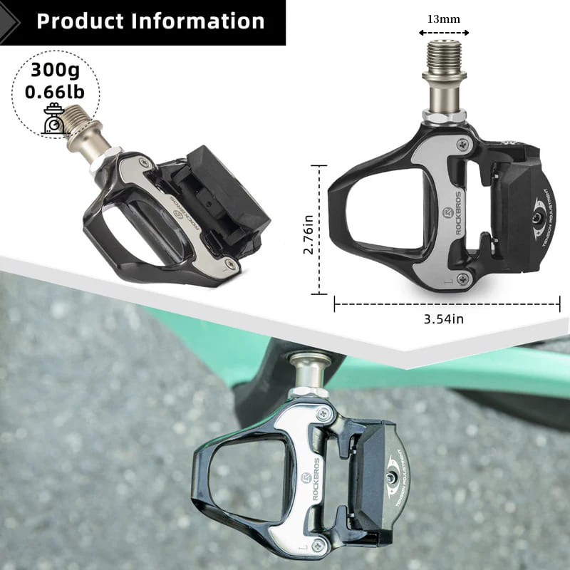 ROCKBROS SPD-SL Aluminum Road Bike Pedals
