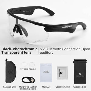 ROCKBROS Polarized Bluetooth Smart Glasses