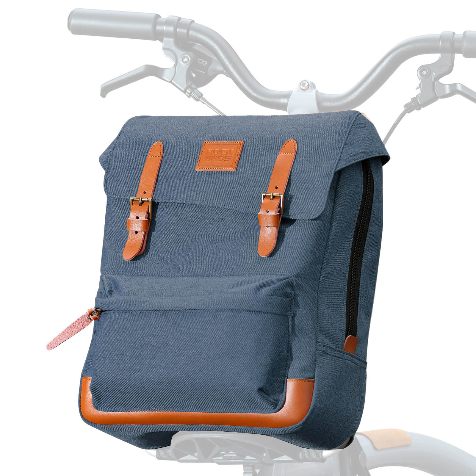 ROCKBROS 8.3L Folding Handlebar Bag & Backpack