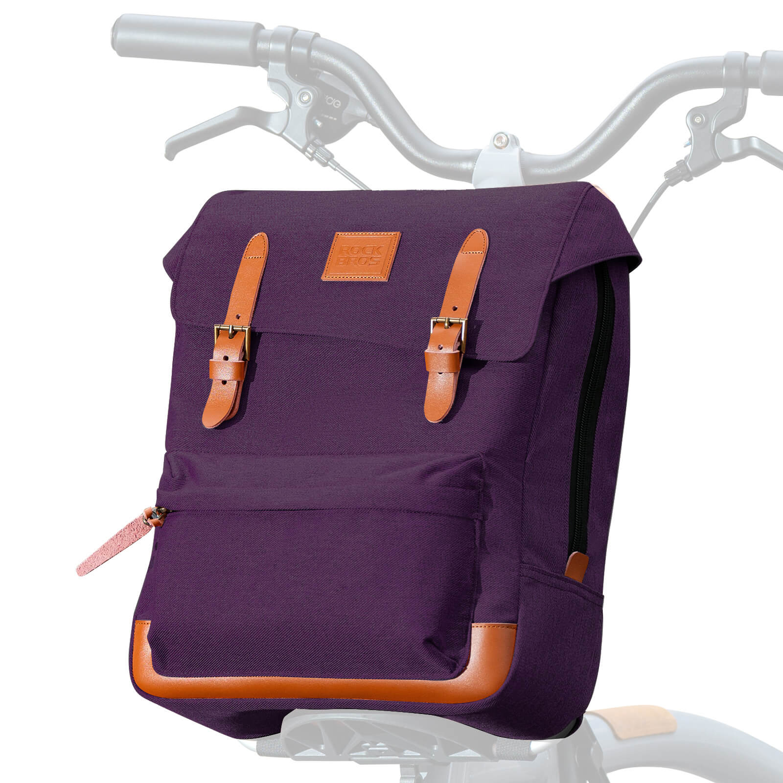ROCKBROS 8.3L Folding Handlebar Bag & Backpack