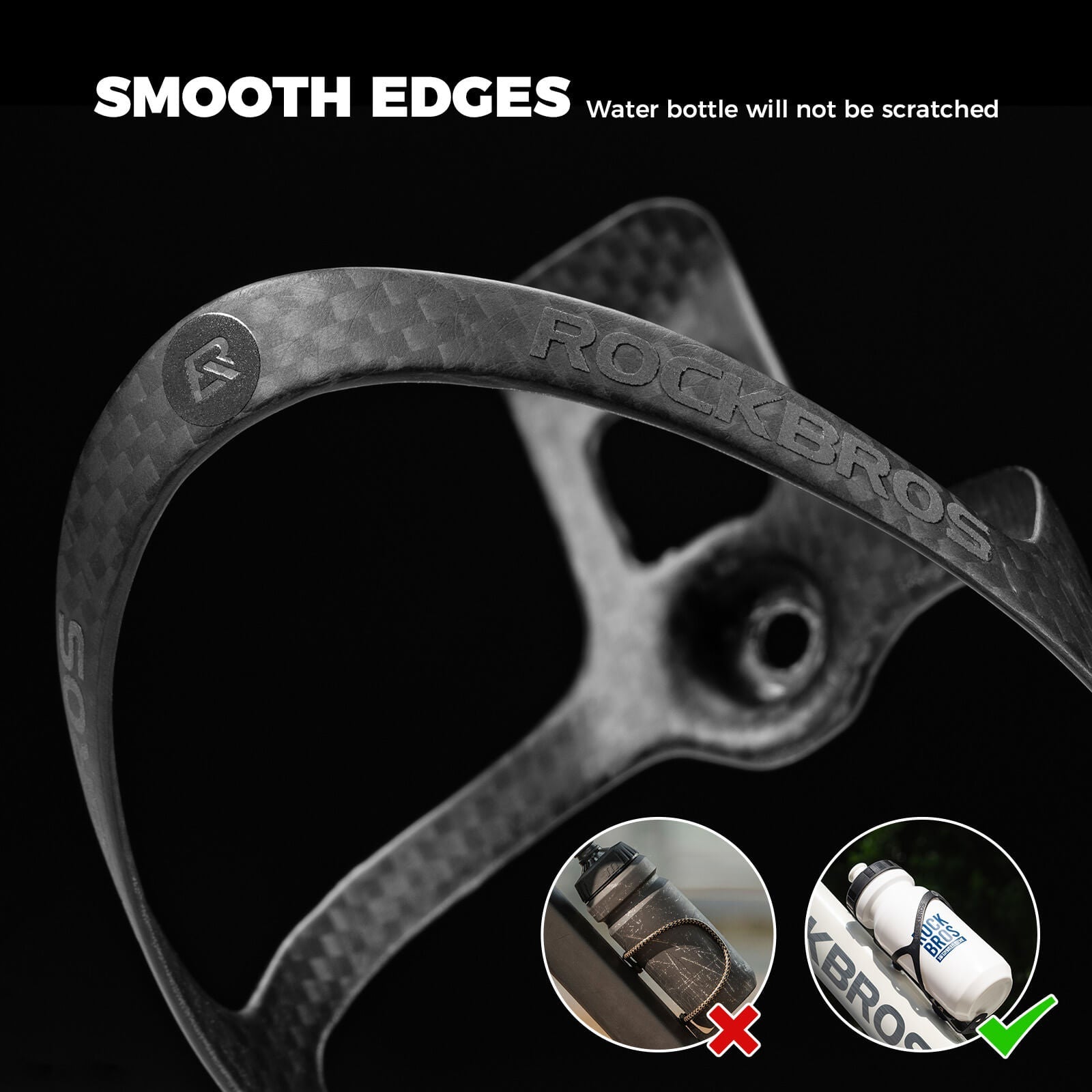 ROCKBROS Carbon Fiber Water Bottle Cage