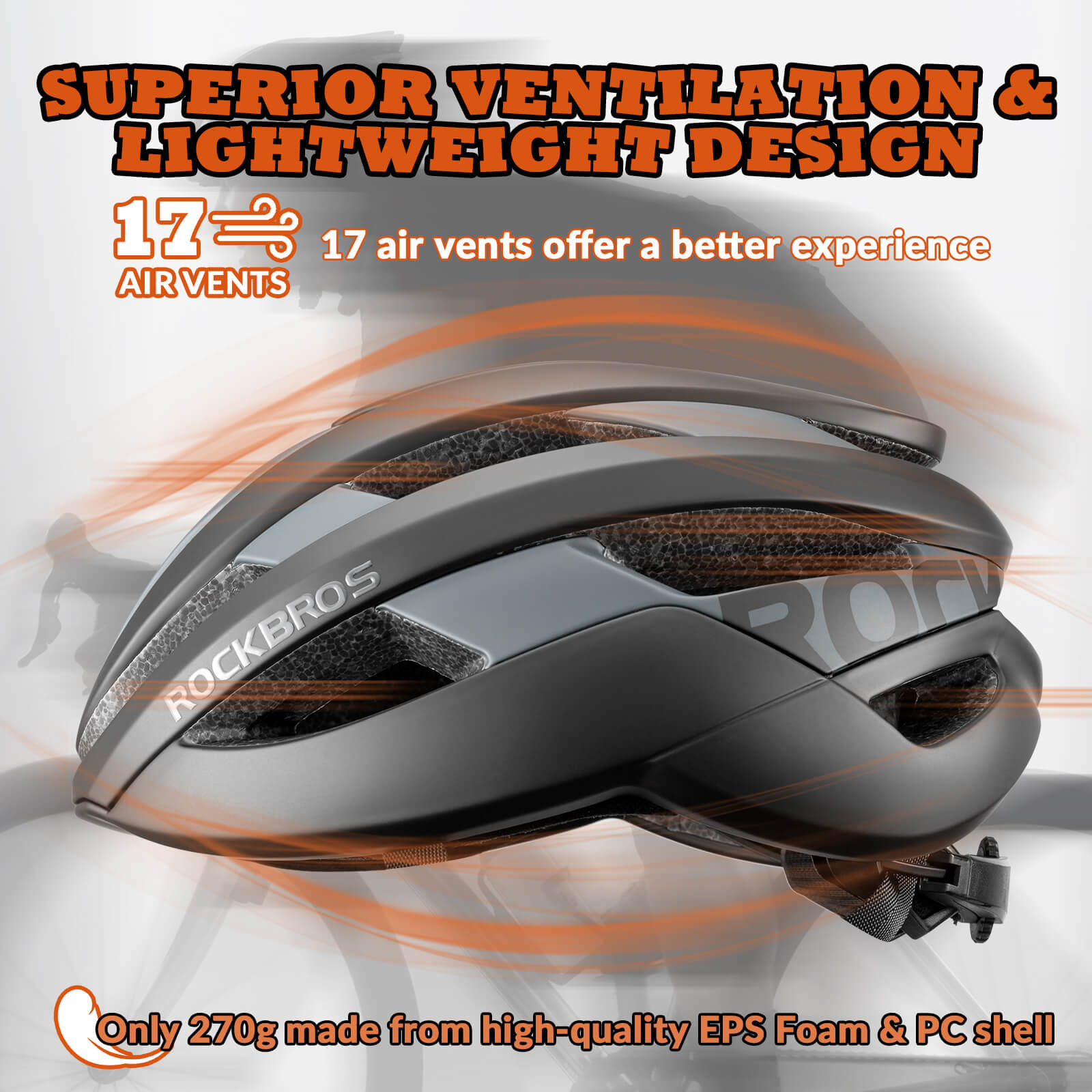 ROCKBROS LK-12 Light Cycling Helmet